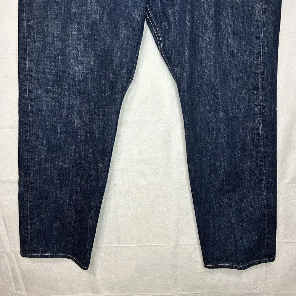 Levis 501 Jeans Regular Button Fly Straight Leg Denim Tag: 40x32 Actual: 38x30